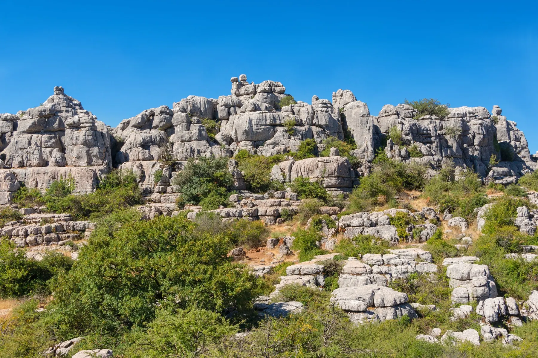 Formaciones kársticas del Torcal de Antequera